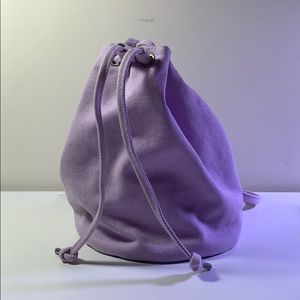Pastel Purple Baggu Bucket Bag